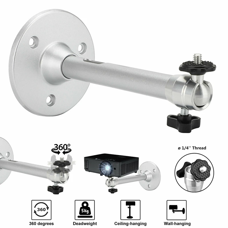Smart Home Tablet - Salange Projector Bracket 360° Rotatable Ceiling