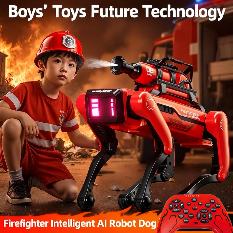 Smart Home Ai - AI Robot Dog Intelligent Firefighting Robot
