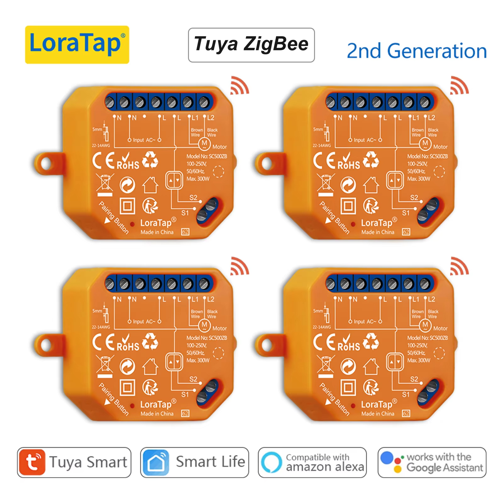 Smart Home Iot - ZigBee Curtains Roller Shutters Blinds Switch