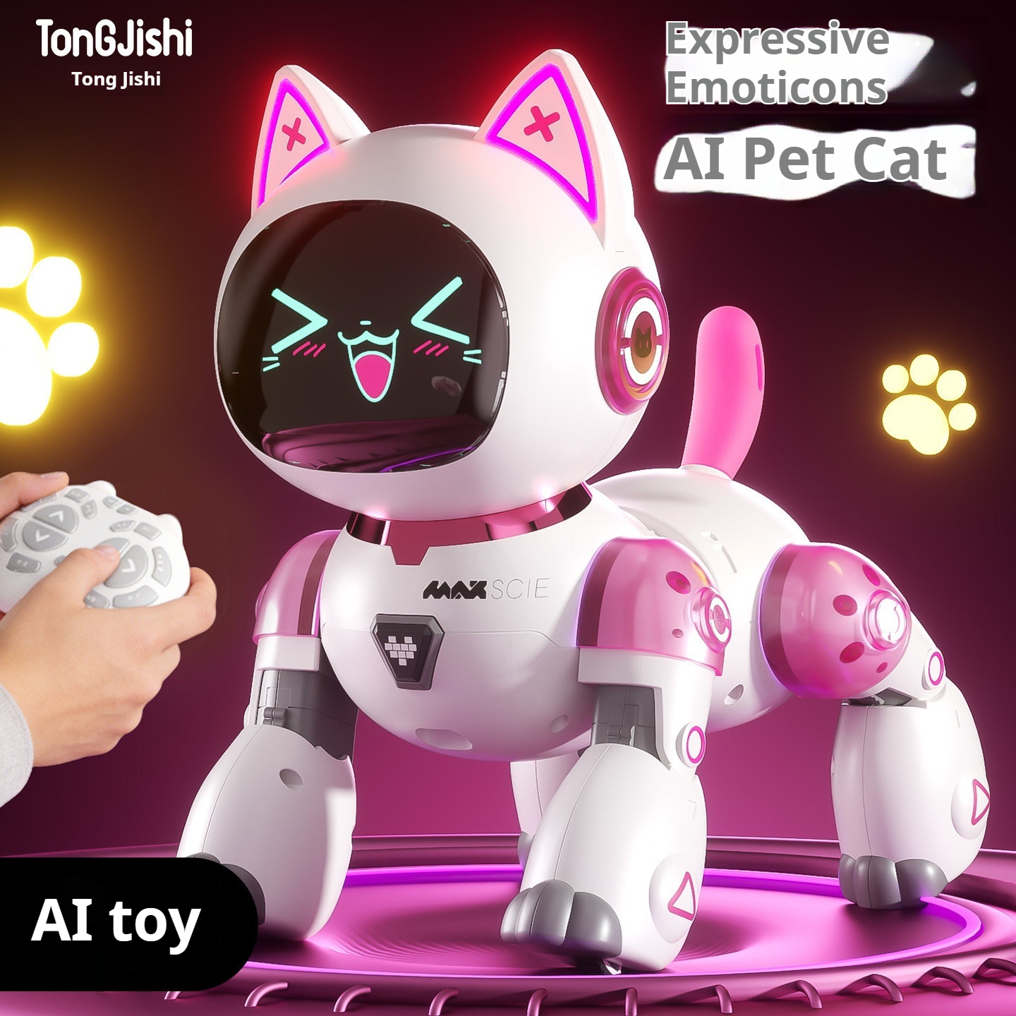 Smart Home Ai - Ai Remote Control Dancing Cat Robot