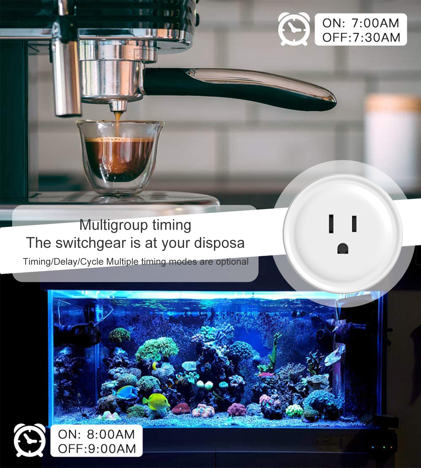 Tuya WiFi US Round 10A Smart P - Smart Home Remote reseña y precio