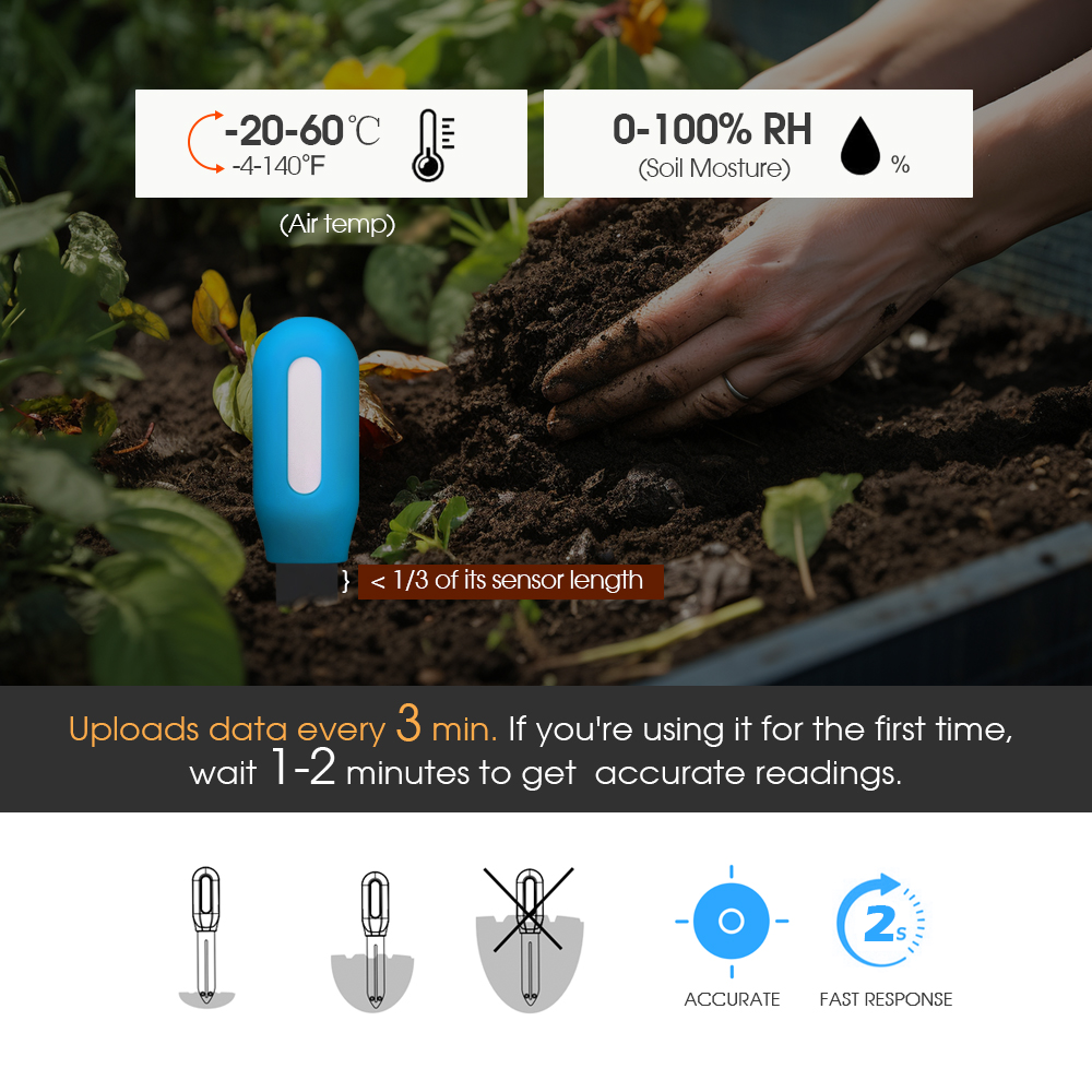 Smart Zigbee Soil Sensor for H - Smart Home Device reseña y precio