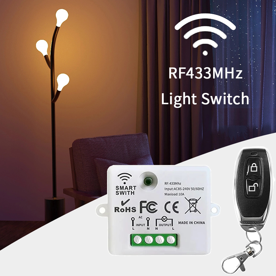 RF 433MHz Wireless Remote Cont - Smart Home Remote reseña y precio