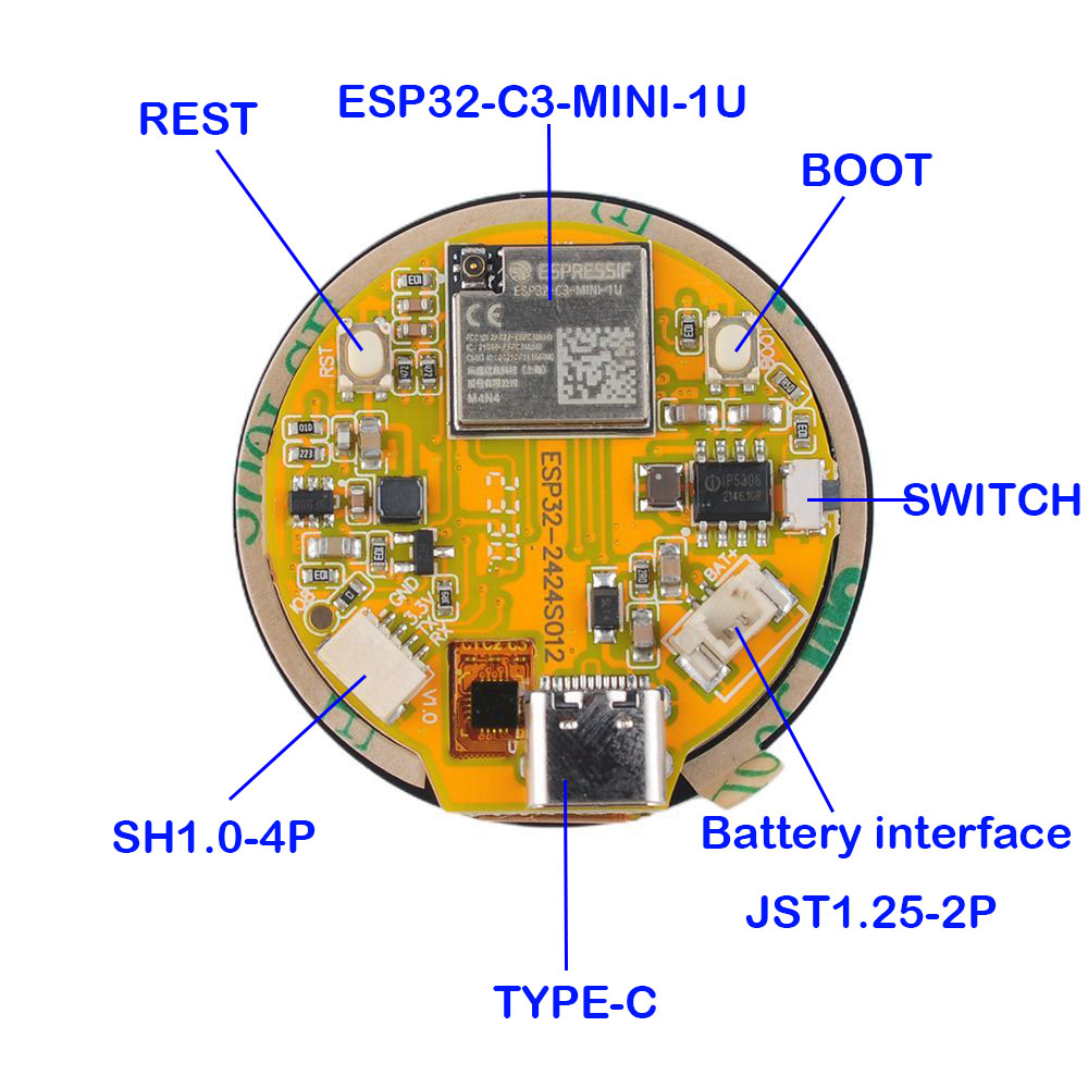 ESP32 Display 1.28 inch ESP32- - Smart Home Iot reseña y precio
