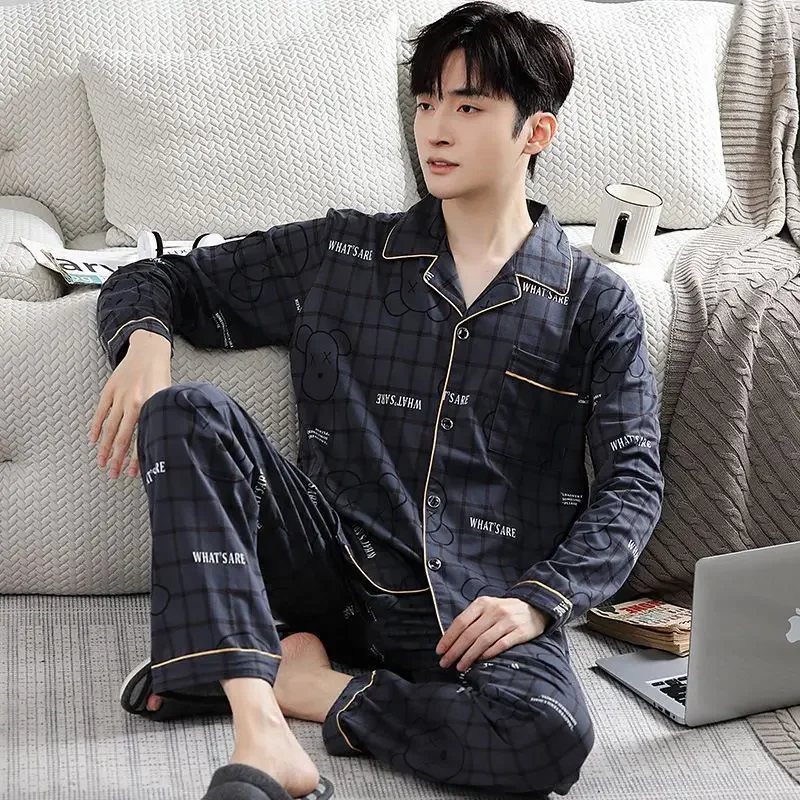 Fall 100% Cotton Pajamas Men's - Smart Home Plus reseña y precio
