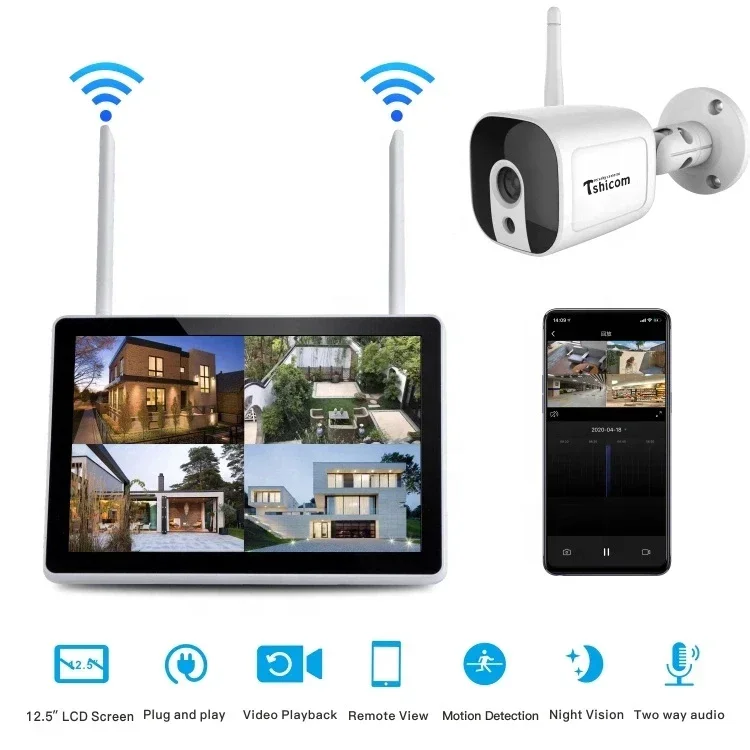TUYA Smart Wi-Fi 4CH NVR Kit 1 - Smart Home Cctv reseña y precio