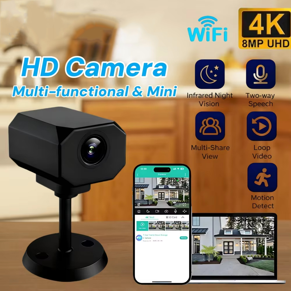 4K HD WiFi Security Camera for - Smart Home Remote reseña y precio