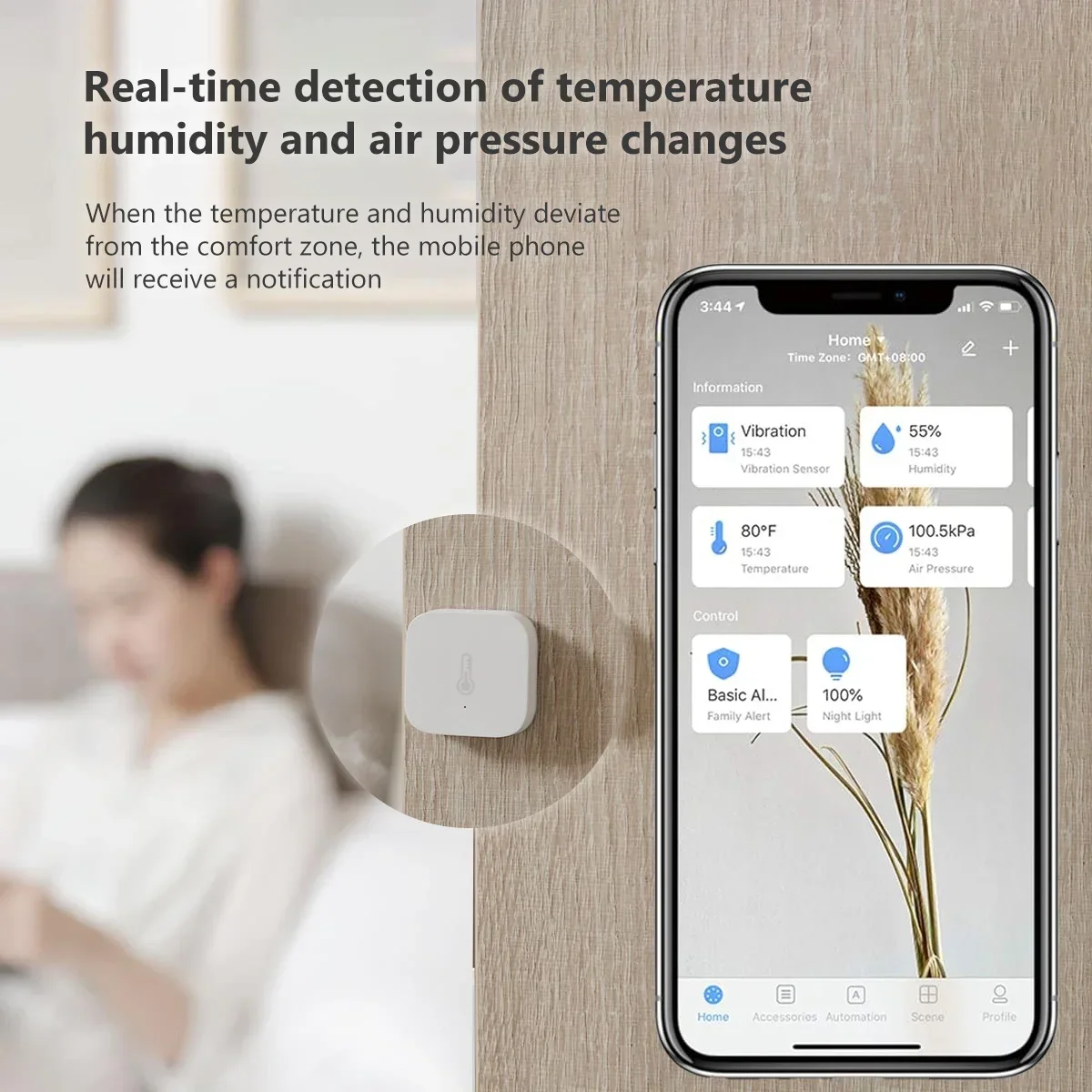 Aqara Temperature Sensor Zigbe - Smart Home Tablet reseña y precio