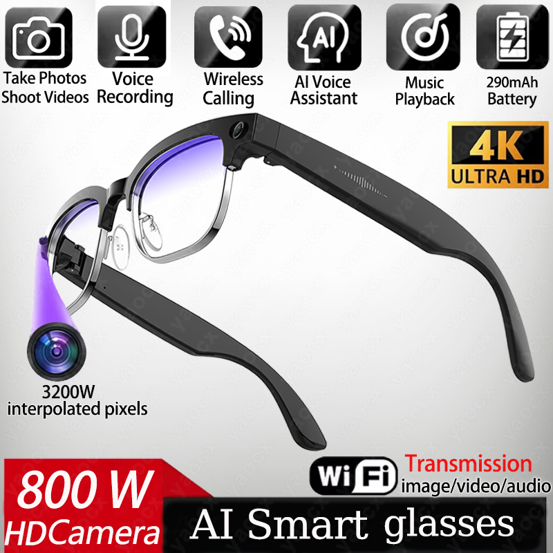 4K Smart AI Glasses 8MP Camera - Smart Home Ai reseña y precio