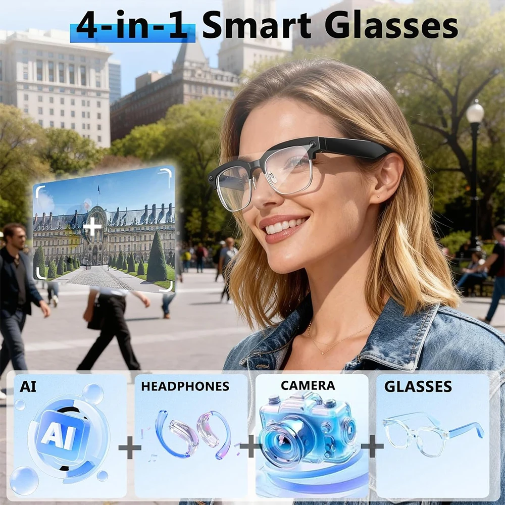 4K Smart AI Glasses 8MP Camera - Smart Home Ai reseña y precio