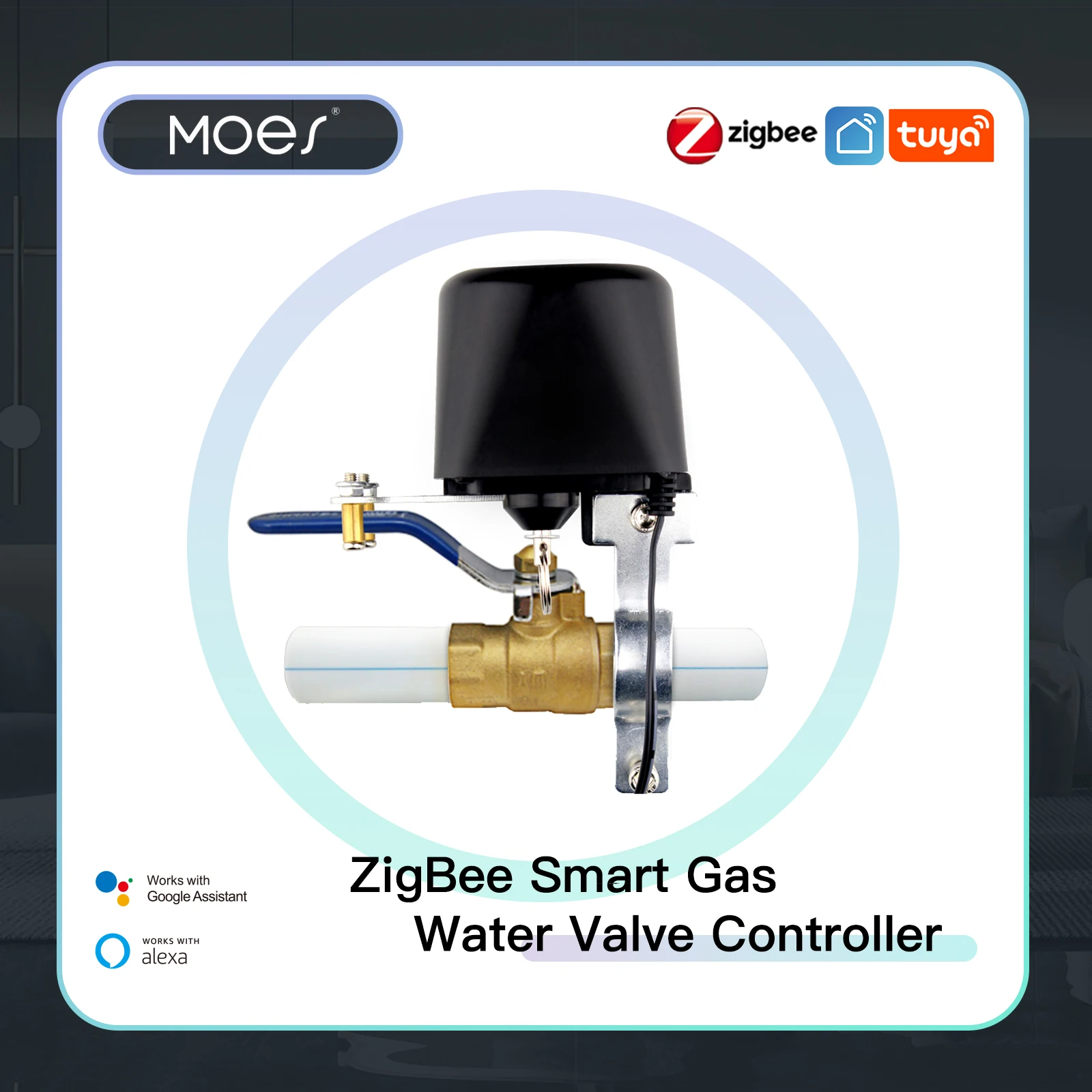 MOES ZigBee 3.0 Smart Gas Wate - Smart Home Plus reseña y precio