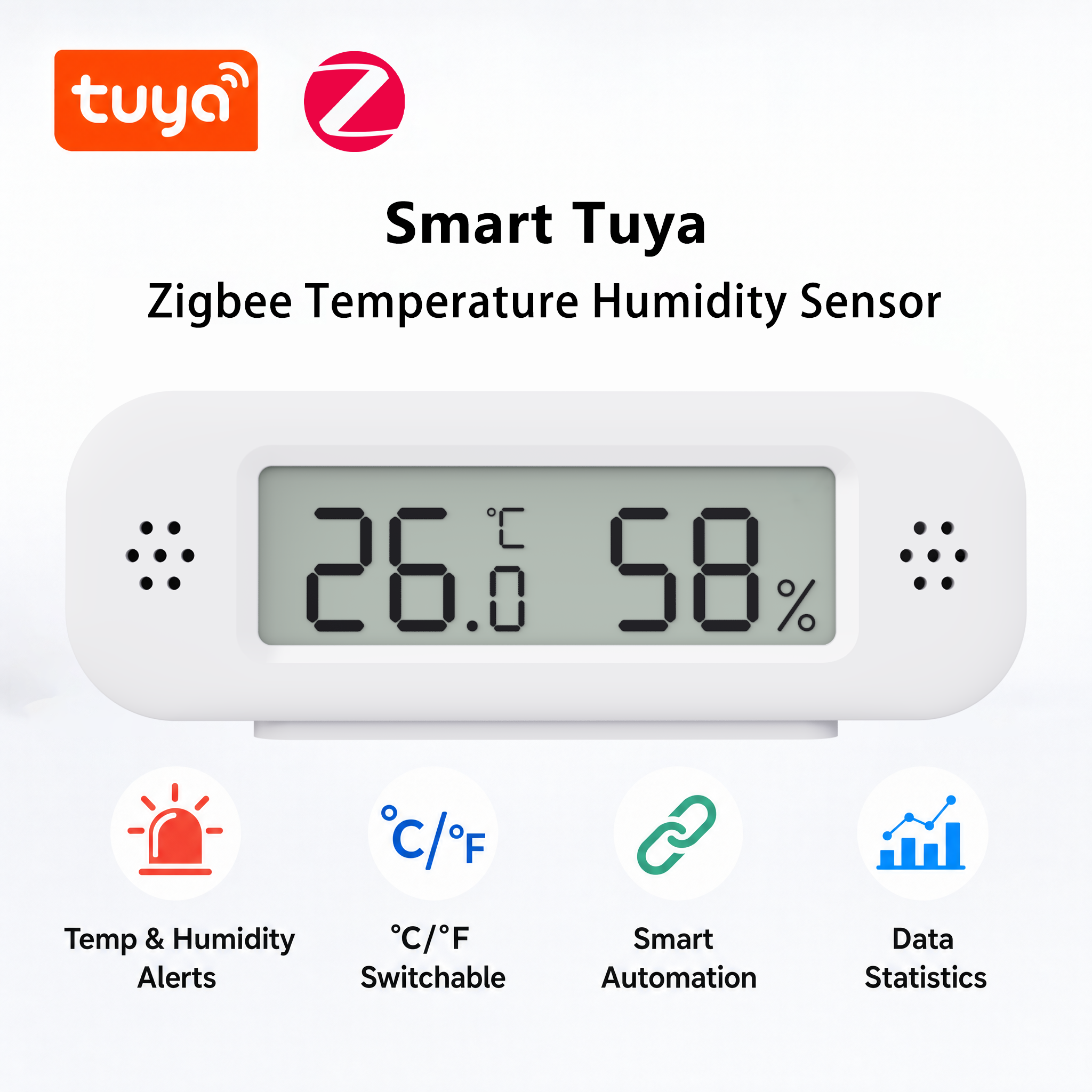 Tuya Zigbee 3.0 Mini Temperatu - Smart Home Yandex reseña y precio