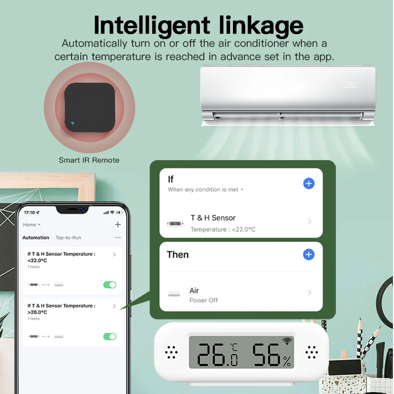 Tuya Zigbee 3.0 Mini Temperatu - Smart Home Yandex reseña y precio