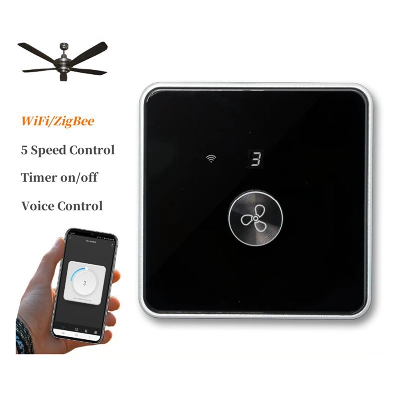 Smart Wifi Fan Switch 5 Speed  - Smart Home Remote reseña y precio