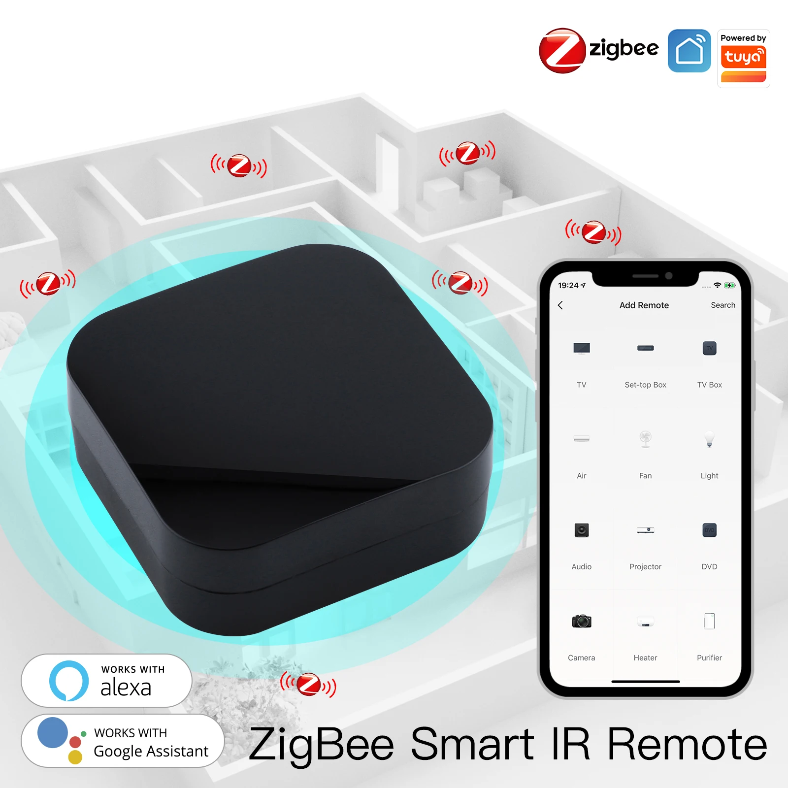 Zigbee Smart IR Remote Control - Smart Home Improvement reseña y precio