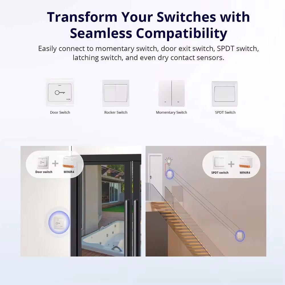 SONOFF Mini R4 Wifi Switch Mod - Smart Home Tablet reseña y precio