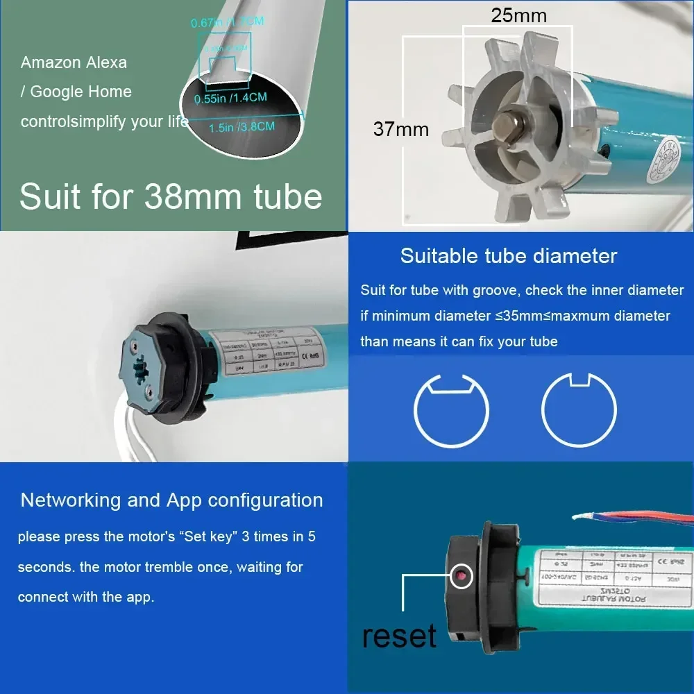 SZMYQ 25mm 2N Tuya Smart Curta - Smart Home Controller reseña y precio