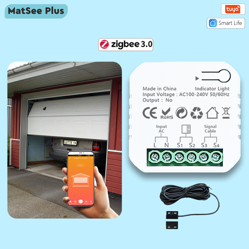 Tuya Smart Life ZigBee Garage  - Smart Home Plus reseña y precio