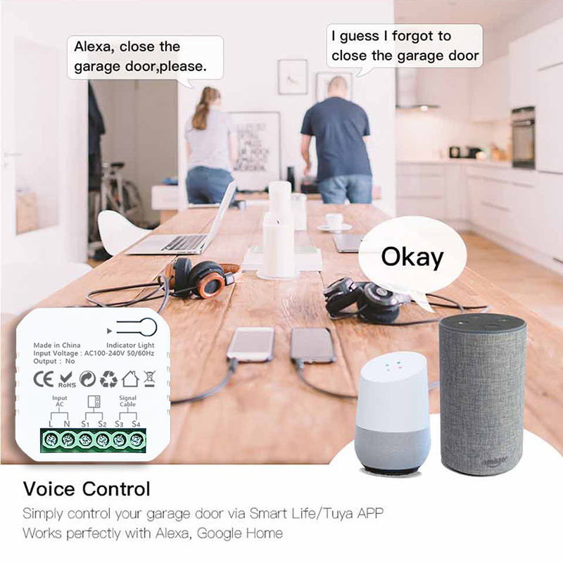 Tuya Smart Life ZigBee Garage  - Smart Home Plus reseña y precio