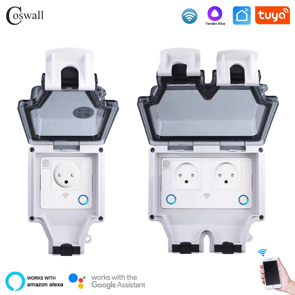 Coswall Tuya Wifi IP66 Waterpr - Smart Home Yandex reseña y precio