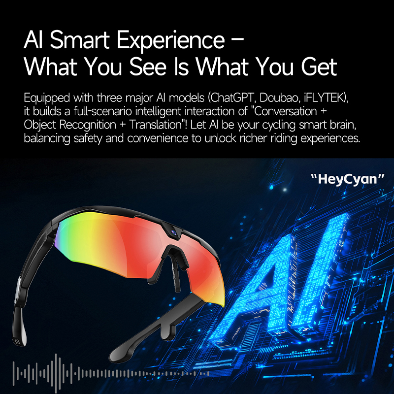 BT Cycling Sunglasses AI Voice - Smart Home Ai reseña y precio