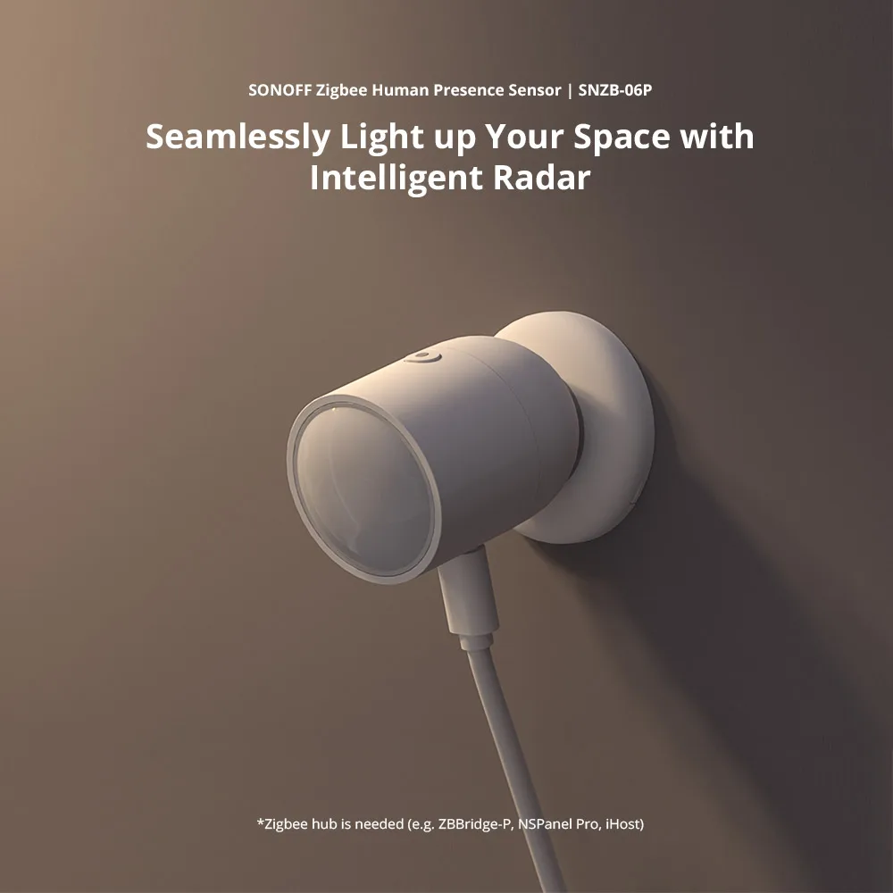 SONOFF SNZB 06P Zigbee Human P - Smart Home Improvement reseña y precio