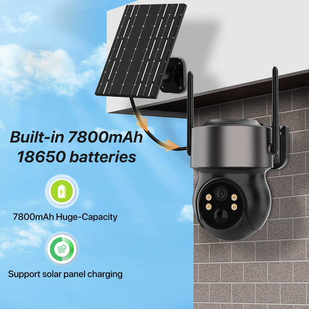 4MP 4G SIM Solar Battery Power - Smart Home Cctv reseña y precio