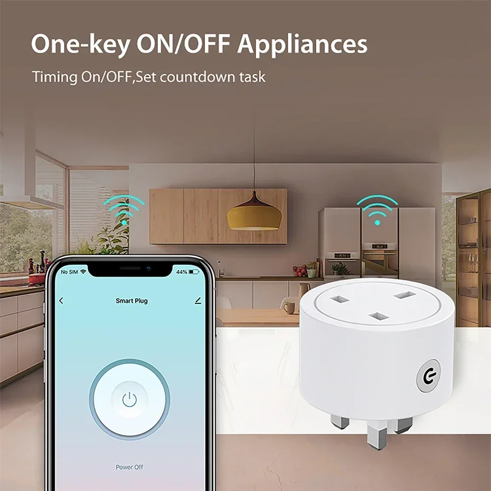 Zigbee Smart Plug 16A UK Socke - Smart Energy Monitor reseña y precio