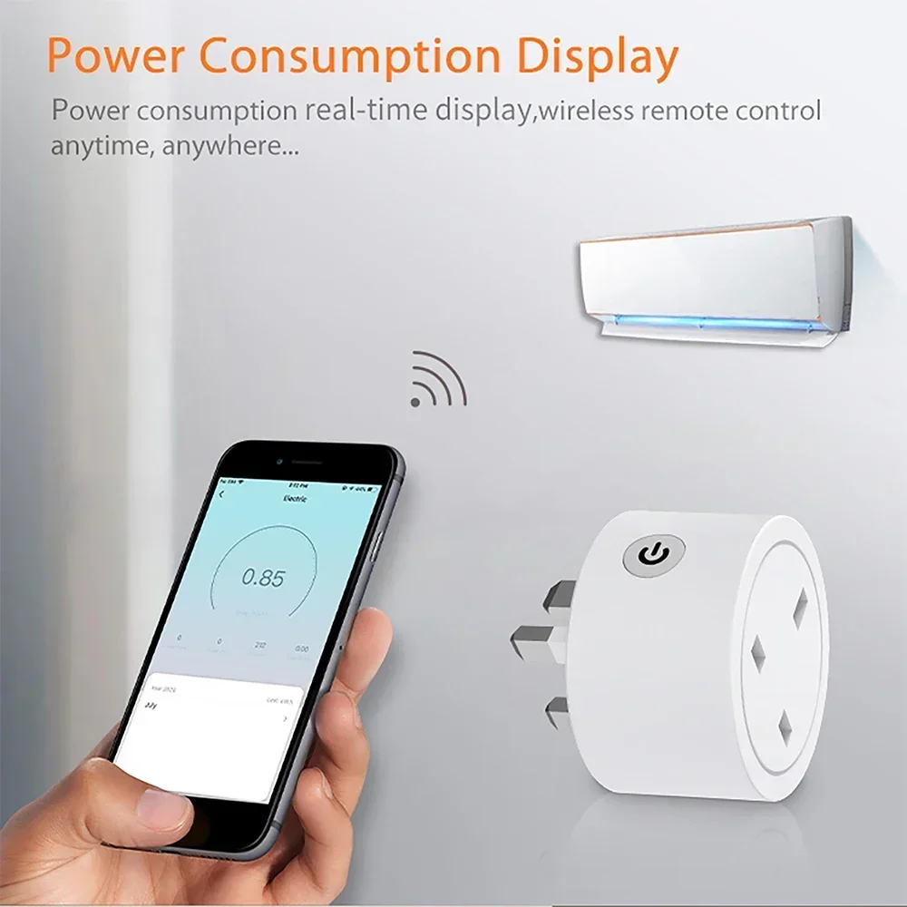 Zigbee Smart Plug 16A UK Socke - Smart Energy Monitor reseña y precio