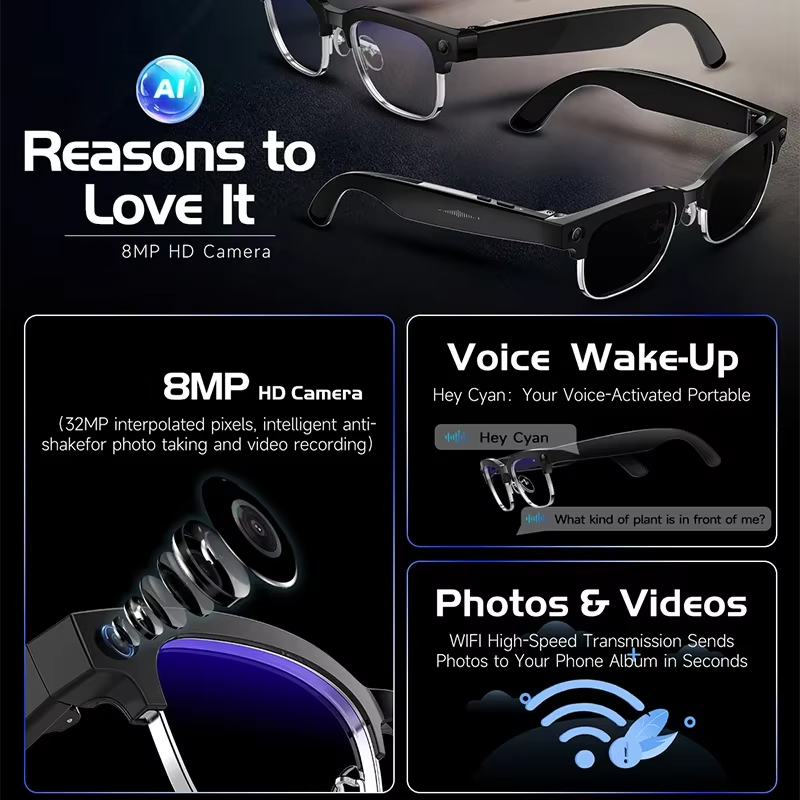 AI Smart Glasses AI Smart Tran - Smart Home Ai reseña y precio