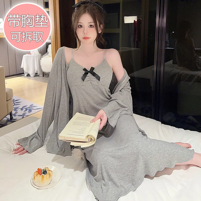 100KG Plus Size Modal Robe Str - Smart Home Plus reseña y precio