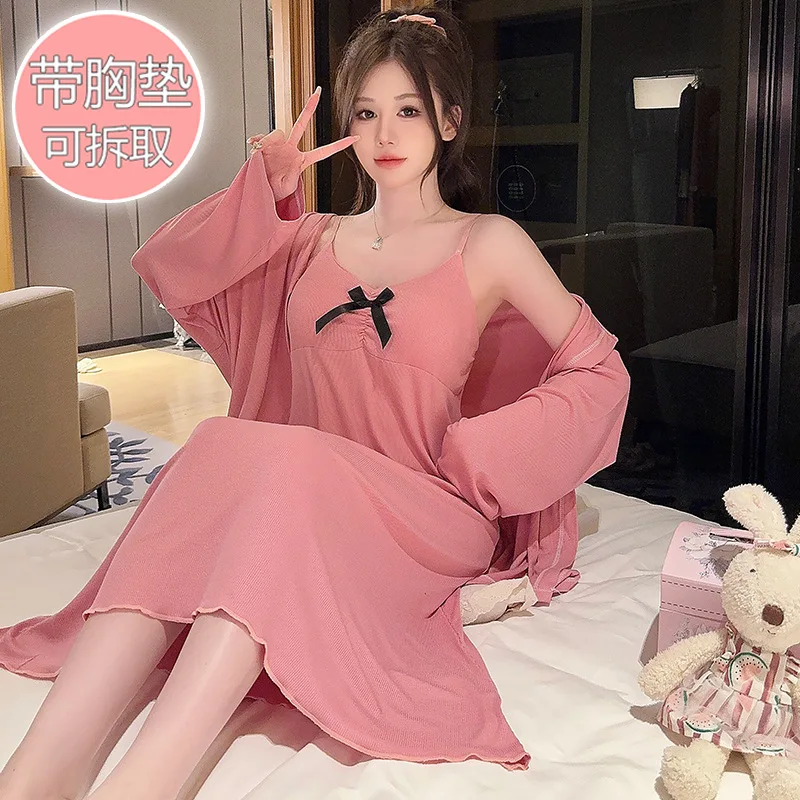 100KG Plus Size Modal Robe Str - Smart Home Plus reseña y precio