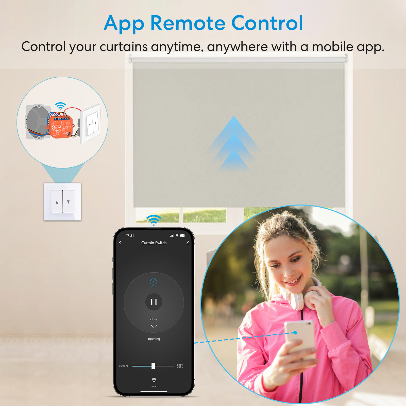 LoraTap ZigBee Blinds Sunshade - Smart Home Iot reseña y precio