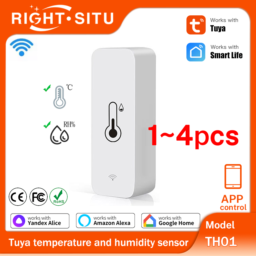 1~4PCS Tuya WiFi Temperature H - Smart Home Yandex reseña y precio