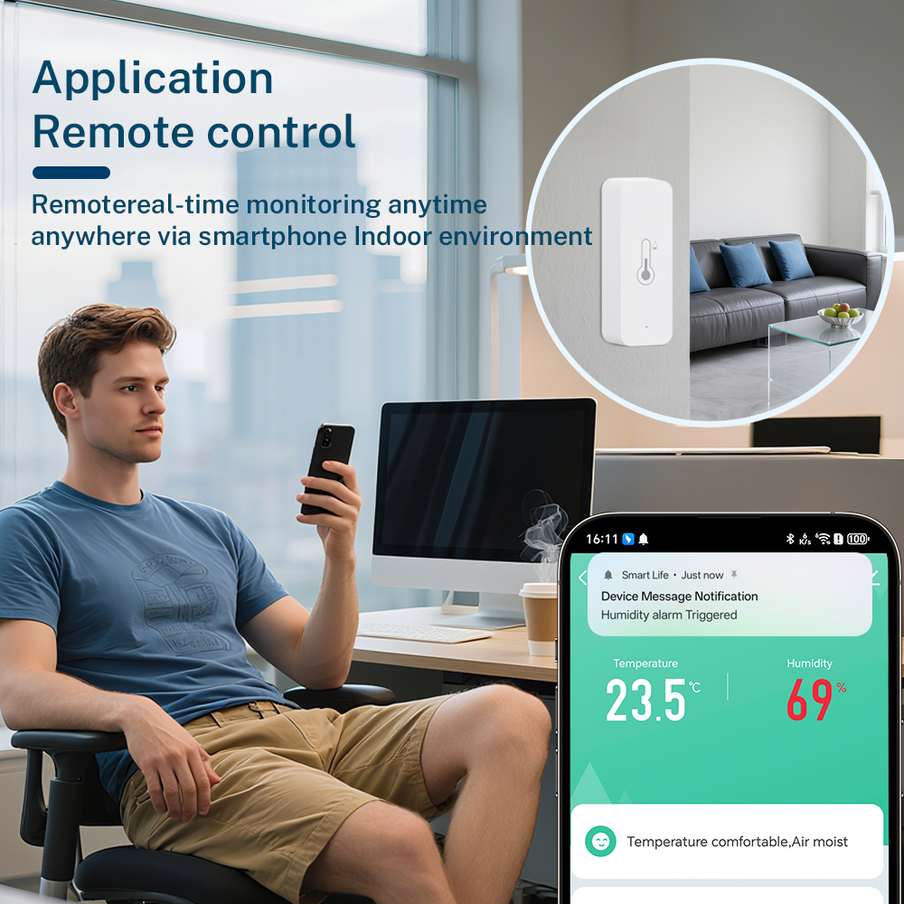 1~4PCS Tuya WiFi Temperature H - Smart Home Yandex reseña y precio