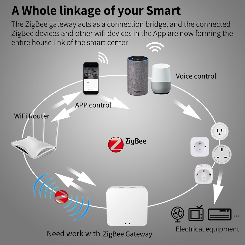Tuya ZigBee EU Smart Socket, E - Smart Energy Monitor reseña y precio
