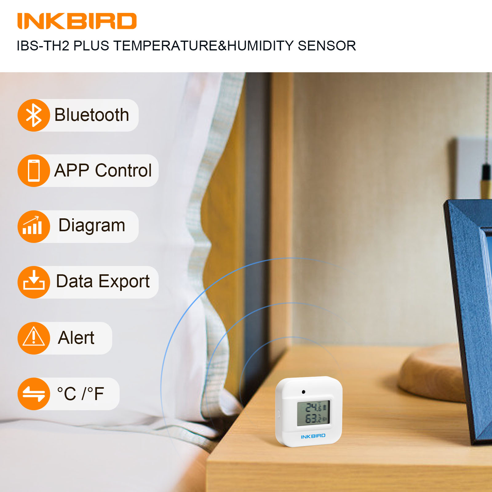 INKBIRD IBS-TH2 Plus Bluetooth - Smart Home Plus reseña y precio