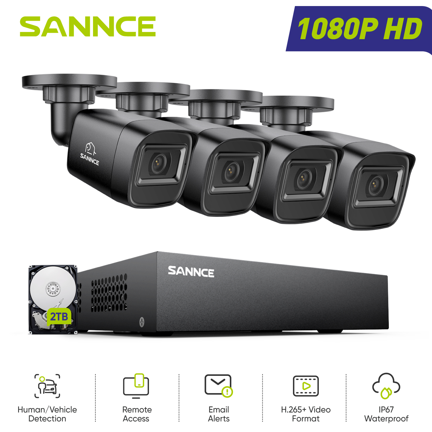 SANNCE 1080P Security Camera S - Smart Home Cctv reseña y precio