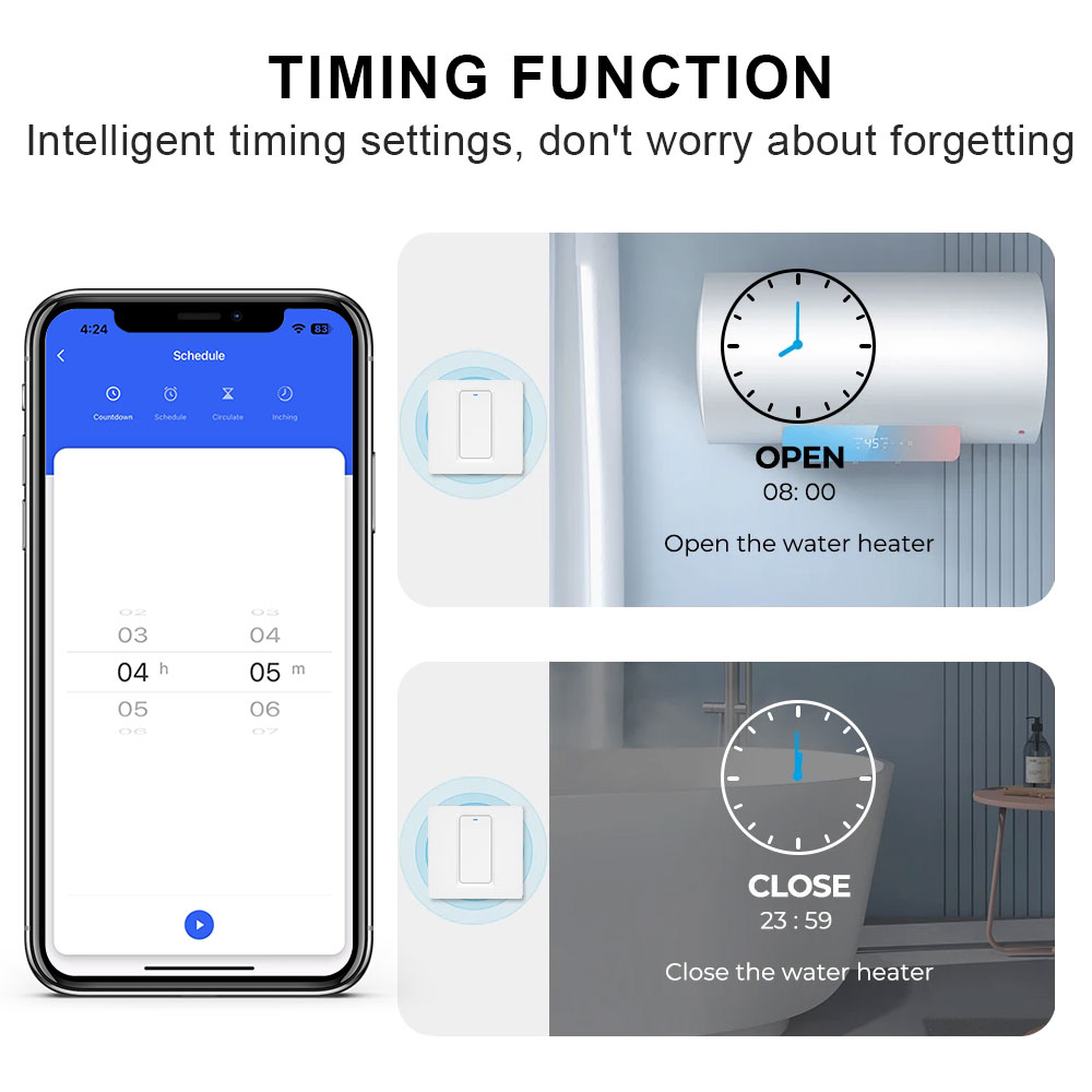 Smart Water Heater Switch/WiFi - Smart Home Remote reseña y precio