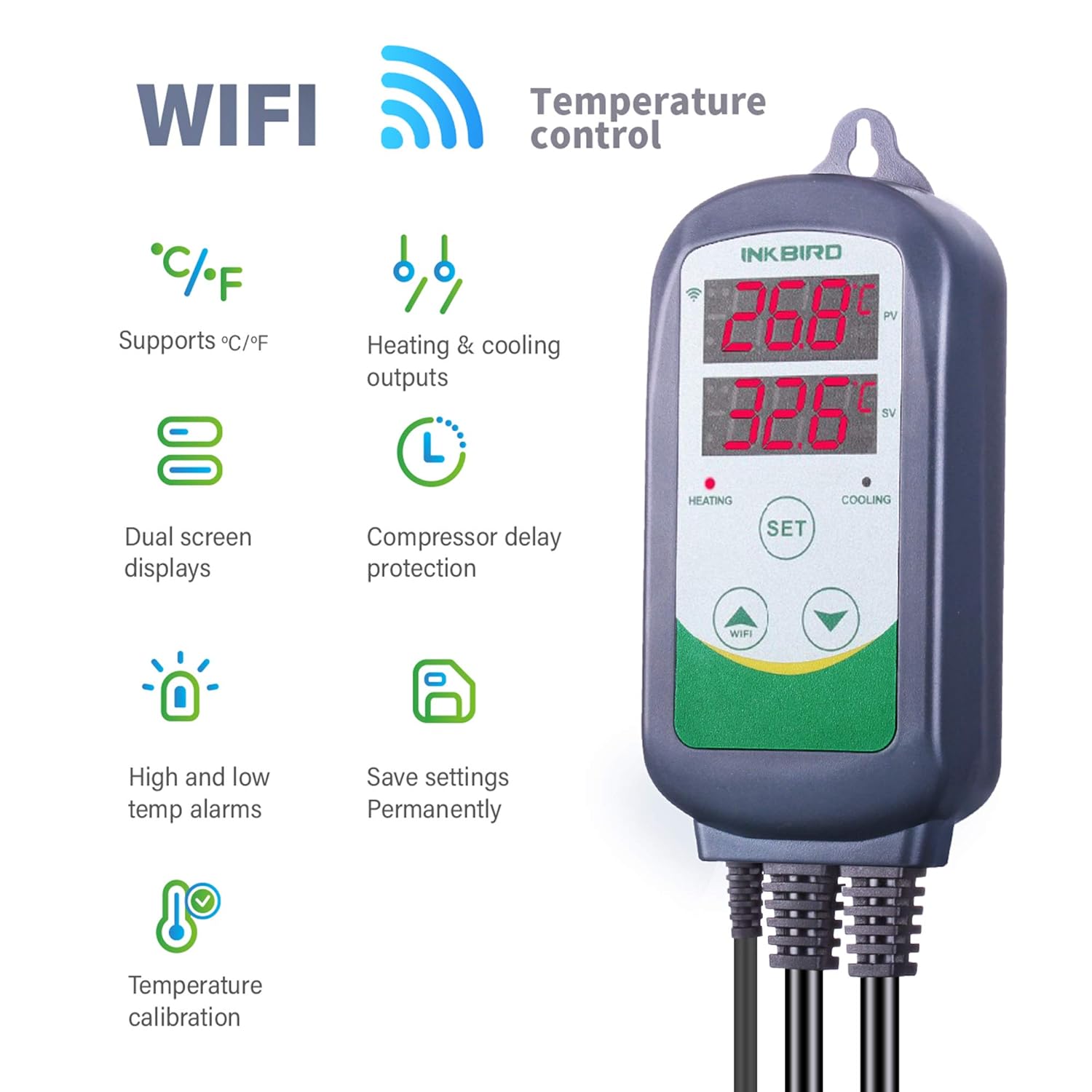 INKBIRD ITC-308-WiFi Digital T - Wifi Thermostat reseña y precio