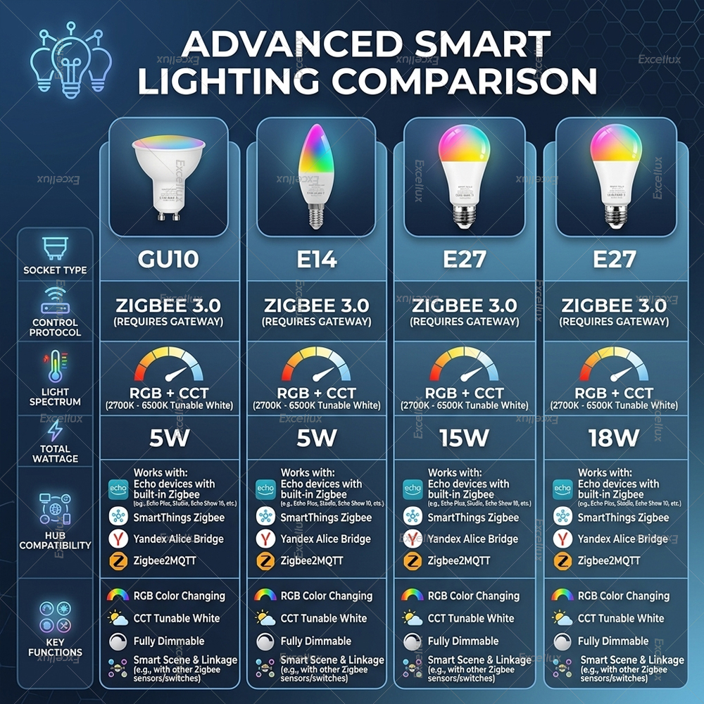 Zigbee 3.0 Smart Light Bulb E2 - Smart Home Plus reseña y precio