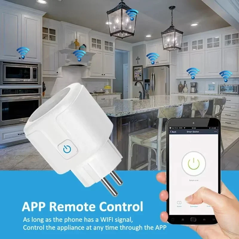 ZigBee 3.0 Smart EU Socket WiF - Smart Home Yandex reseña y precio