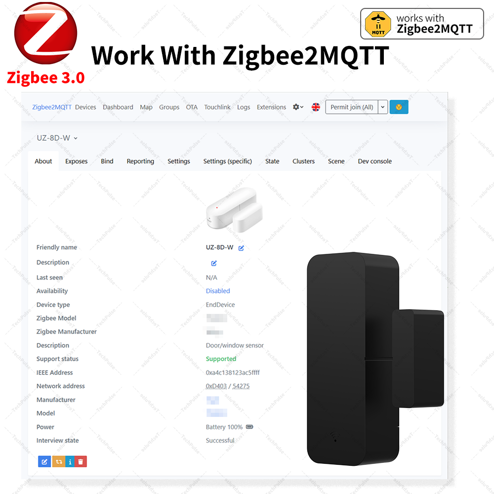 Door Window Sensor Zigbee 3.0  - Smart Home Yandex reseña y precio