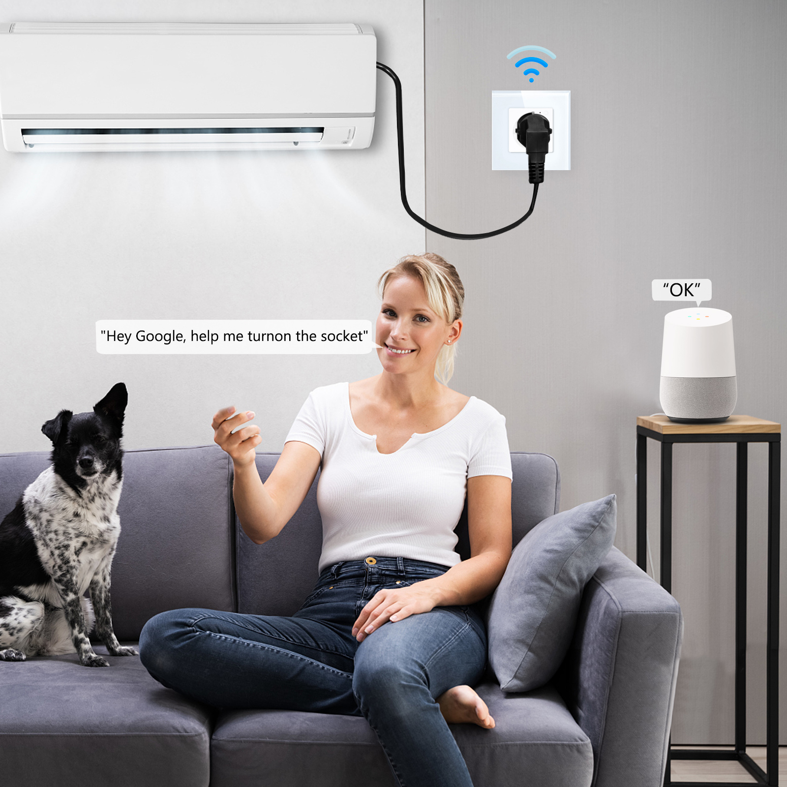 TAWOIA Wifi Wall Socket EU Sta - Smart Home Yandex reseña y precio