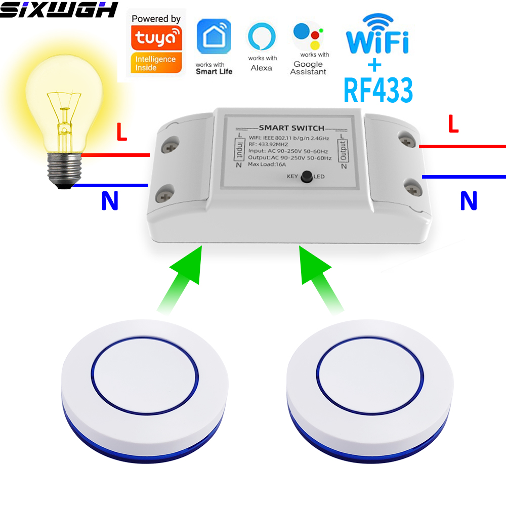 16A WiFi Tuya Smart Switch Wir - Smart Home Remote reseña y precio