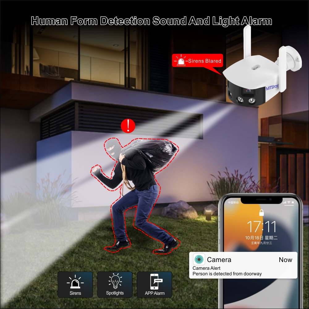 POE Onvif IP Camera WiFi Outdo - Smart Home Cctv reseña y precio