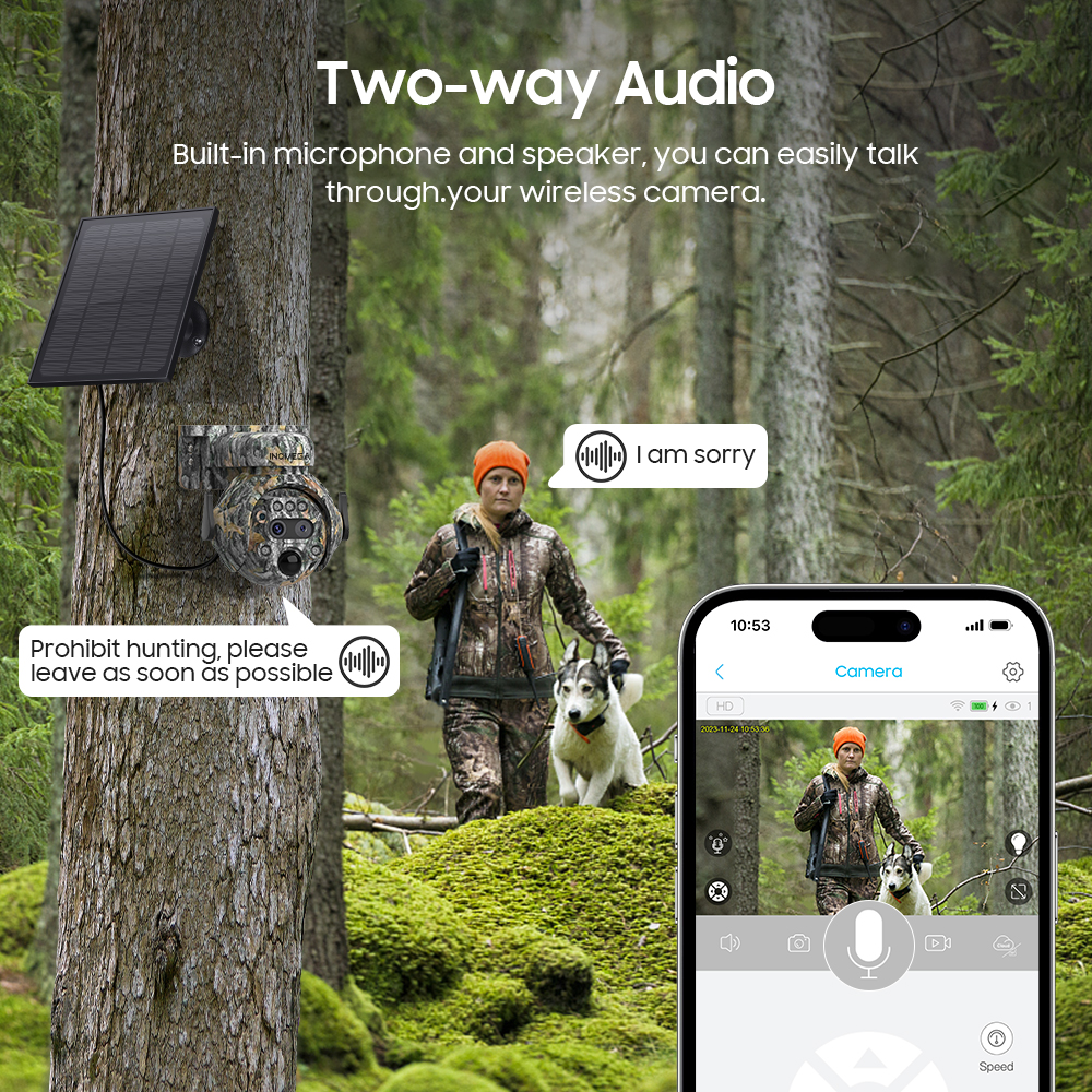 INQMEGA 8MP Solar Powered Came - Smart Home Cctv reseña y precio