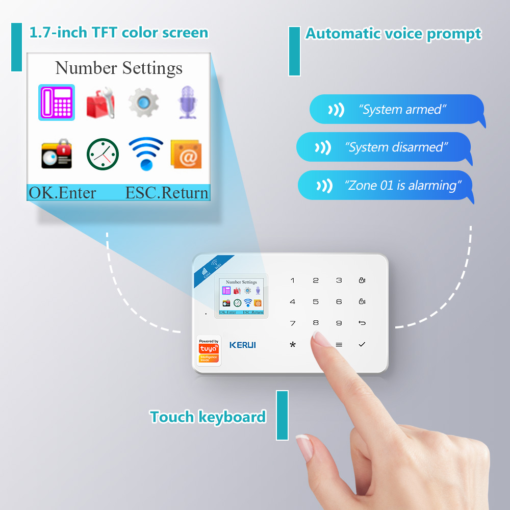 KERUI W181 Alarm System Secutr - Smart Home Cctv reseña y precio