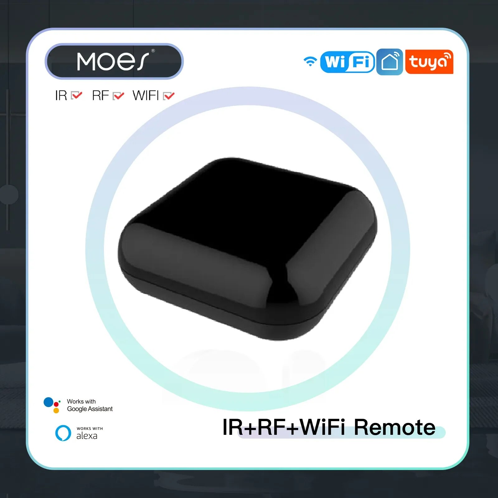 MOES Tuya WiFi IR RF Remote fo - Smart Home Improvement reseña y precio