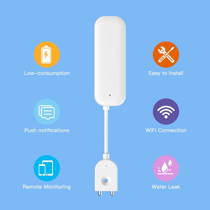 Tuya WiFi ZigBee Water Sensor  - Smart Home Iot reseña y precio